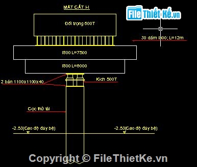 cọc nhồi,khoan nhồi cọc,cọc khoan nhồi,thử tải tĩnh cọc khoan nhồi